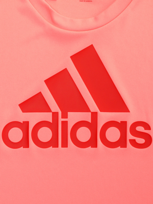 Футболка беговая Adidas G Bl T Розовый