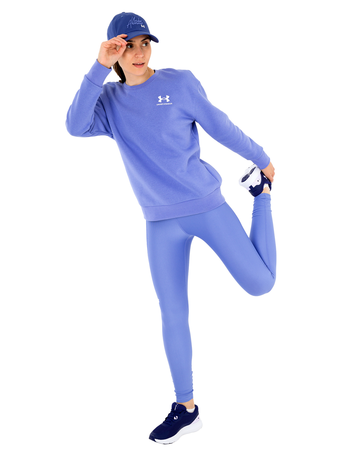 Тайтсы Under Armour Armour Hirise Leg Blue