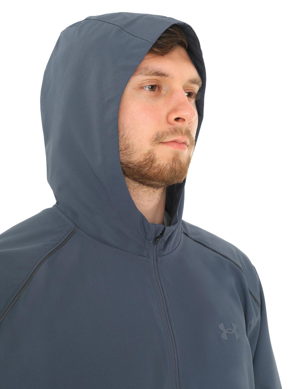 Куртка беговая Under Armour Storm Downpour Gray/Harbor