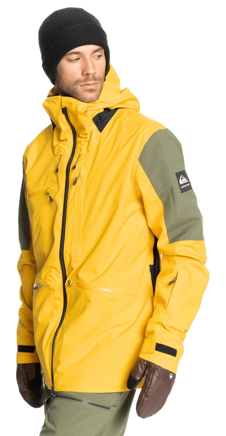 Куртка сноубордическая Quiksilver Travis Rice Stretch Snow Jacket Golden Rod