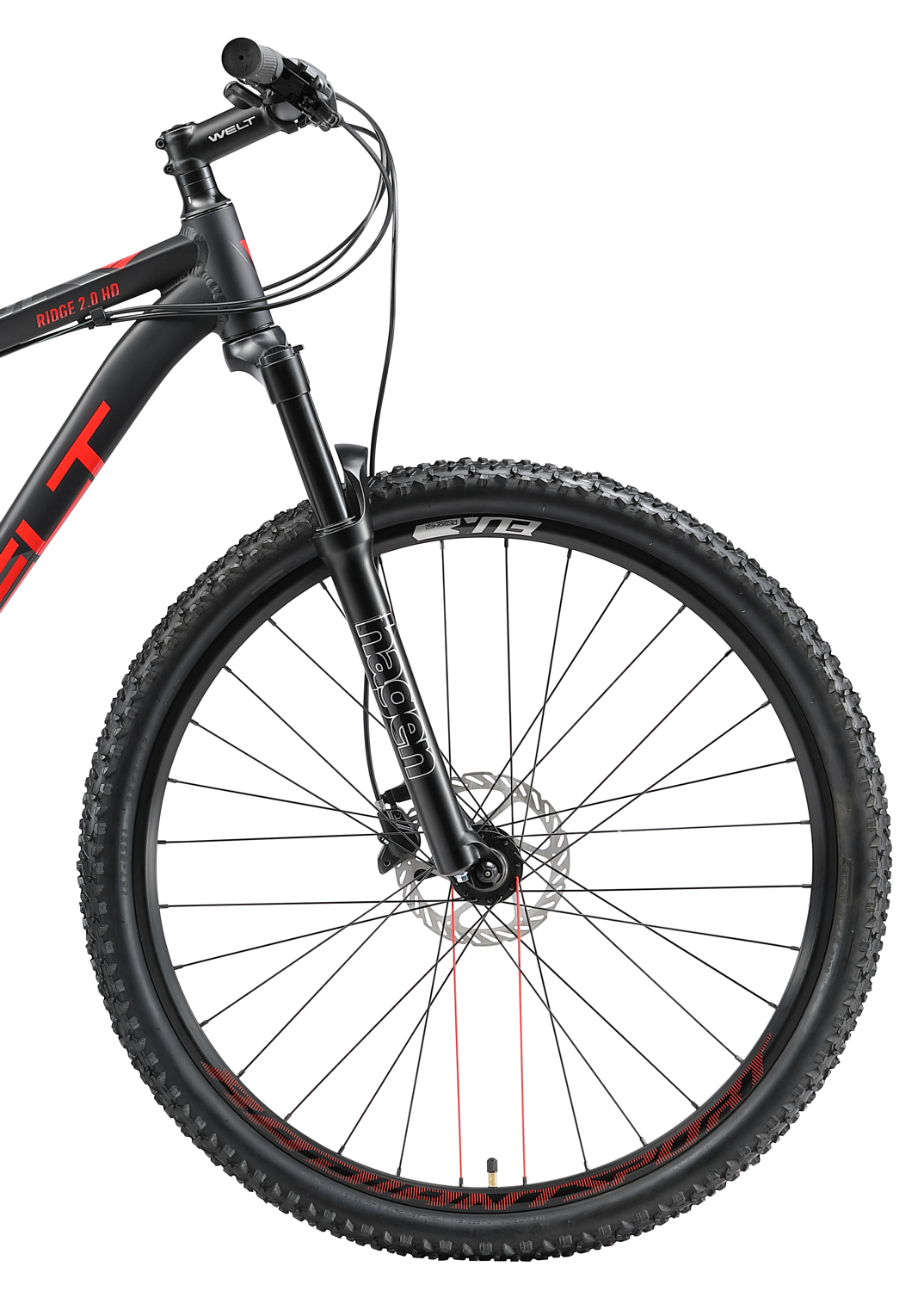 Велосипед Welt Ridge 2.0 HD 27 2021 Matt black