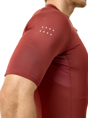 Велоджемпер с коротким рукавом Santic Azuni Red