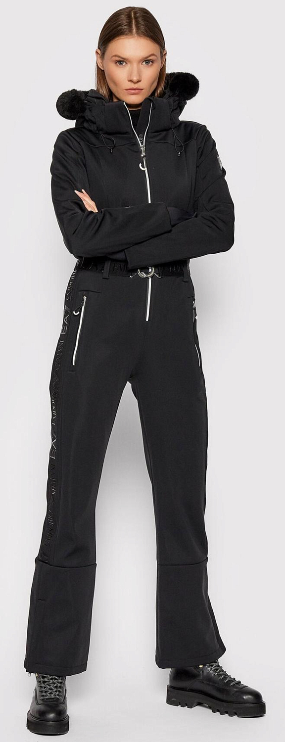 Комбинезон горнолыжный EA7 Emporio Armani Softshell Jumpsuit W Black