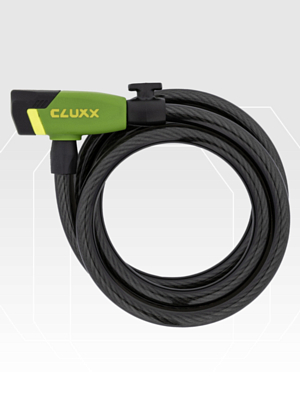 Замок велосипедный CLUXX Gardia 1250K Green/Black