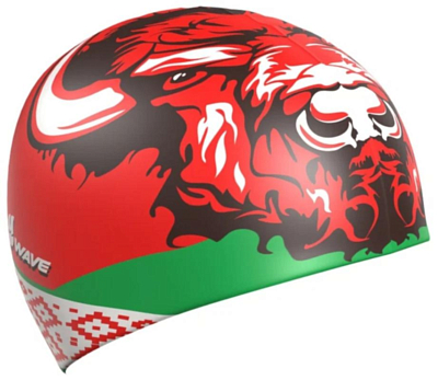 Шапочка для плавания MAD WAVE Belarus Red