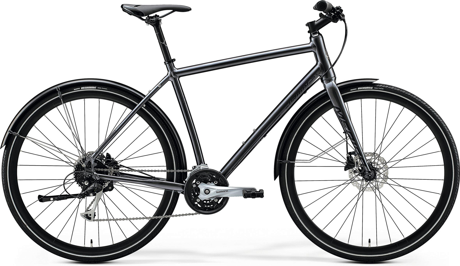 Велосипед MERIDA Crossway Urban 100 2020 Glossy Anthracite/Black