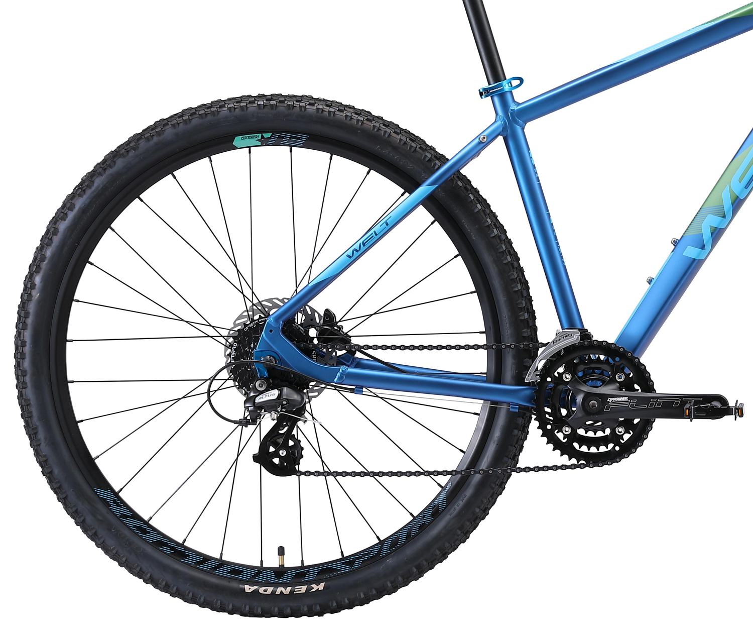 Велосипед Welt Rockfall 2.0 29 2020 Blue/Light Blue/Acid Green
