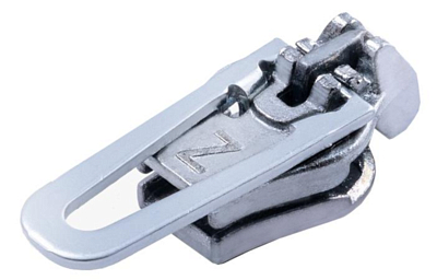 Бегунок для молнии ZlideOn Plastic Zipper  L Silver