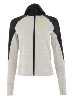 Джемпер Bjorn Daehlie Full Zip Active Wmn Quiet Grey