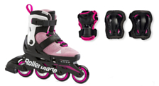Роликовые коньки Rollerblade 2021 Micro Combo G Pink/White