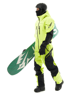 Комбинезон сноубордический Dragonfly SuperLight 3L Yellow/Black