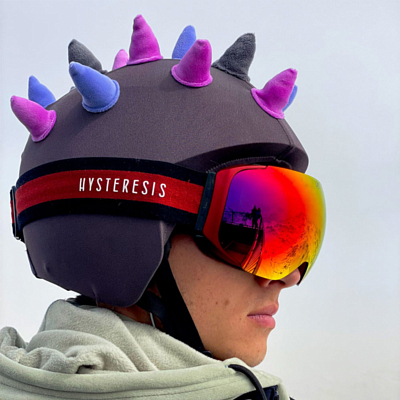 Нашлемник COOLCASC Purple Horns