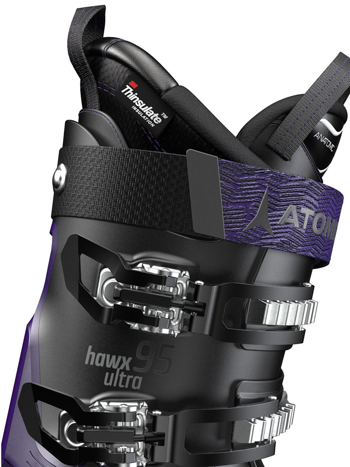 Горнолыжные ботинки ATOMIC HAWX ULTRA 95 W Black/Purple