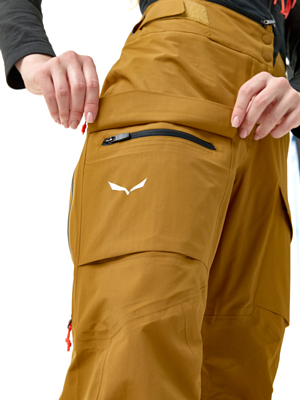 Брюки Salewa Sella Free 3L Ptx Golden Brown