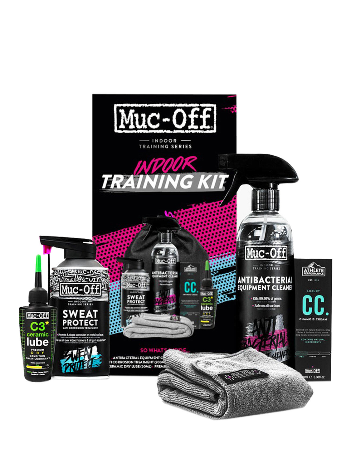 Набор велокосметики Muc-Off для ухода за велосипедом Indoor Training Kit V2