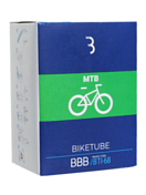 Велокамера BBB 2022 BikeTube 27,5x2,00/2,40 FV 33mm Black