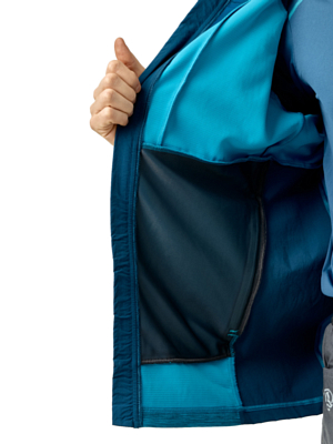 Флисовая куртка Ternua Tilek Hood Adriatic Blue