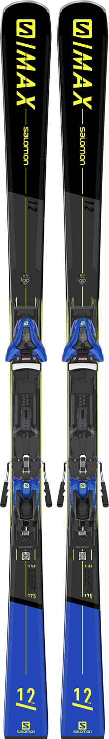 Горные лыжи с креплениями SALOMON 2021-22 E S/Max 12 + Z12 Gw F