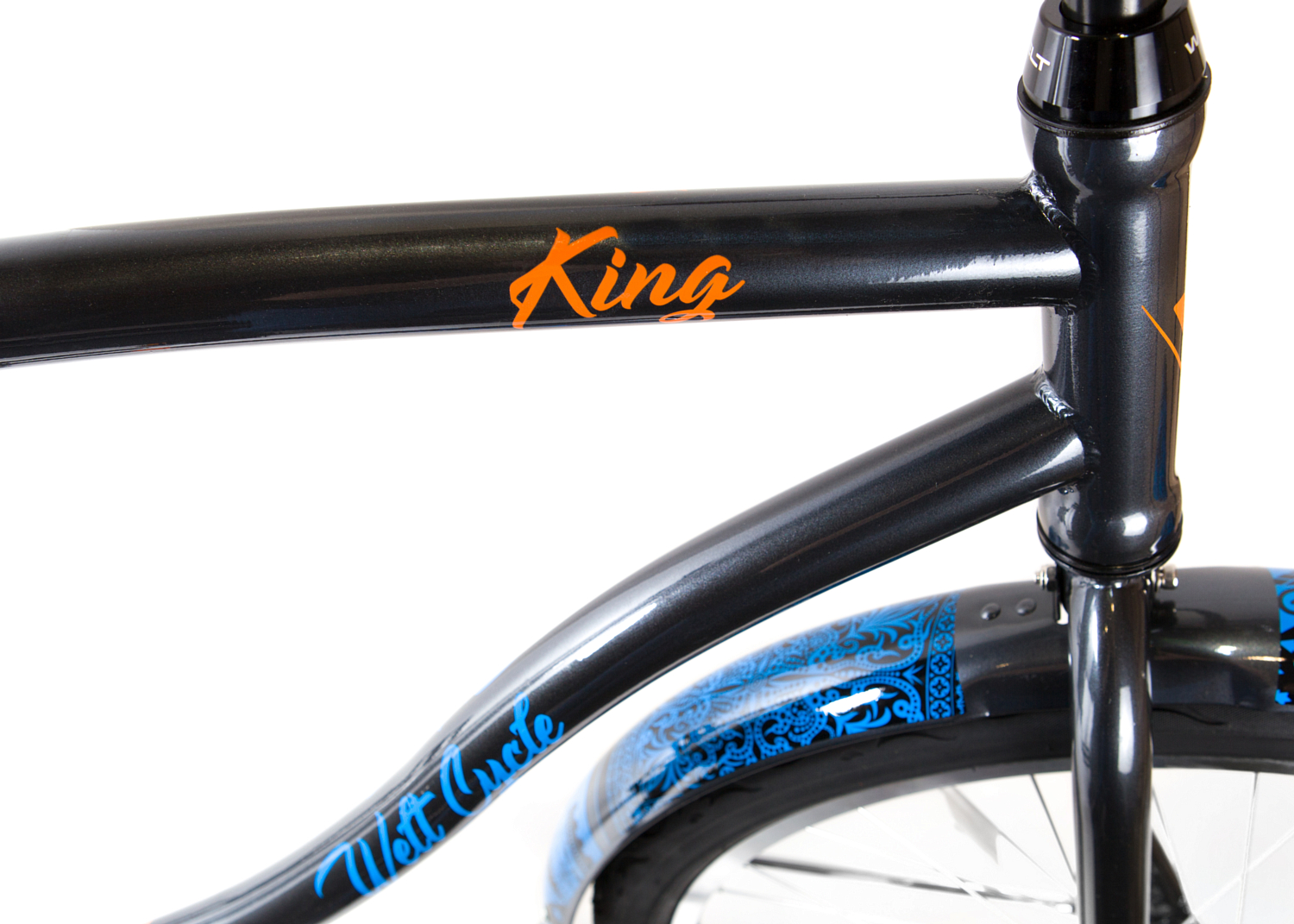 Велосипед Welt King Steel One 2019 black/blue