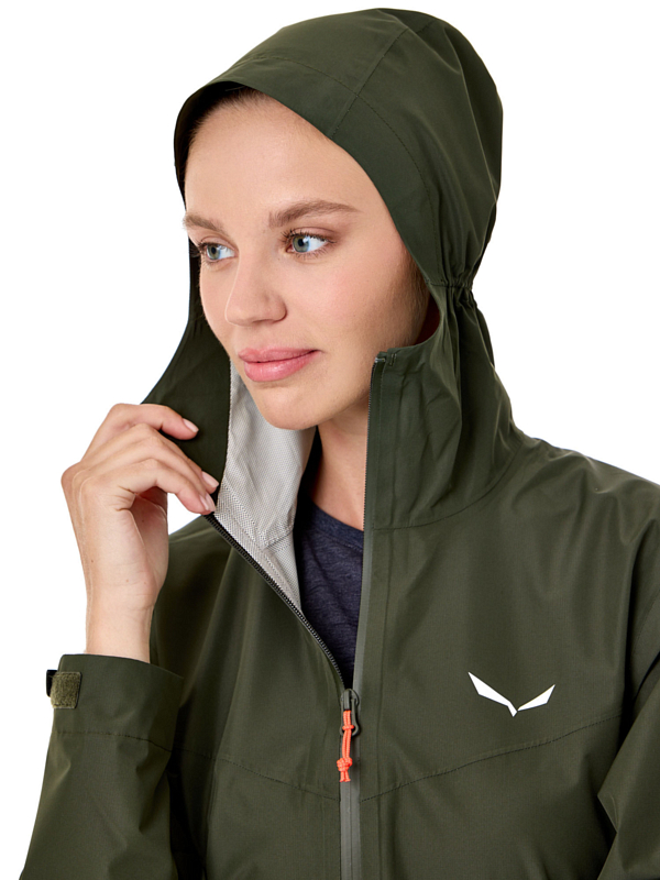 Куртка мембранная женская Salewa Puez 2.5L PTX Dark Olive