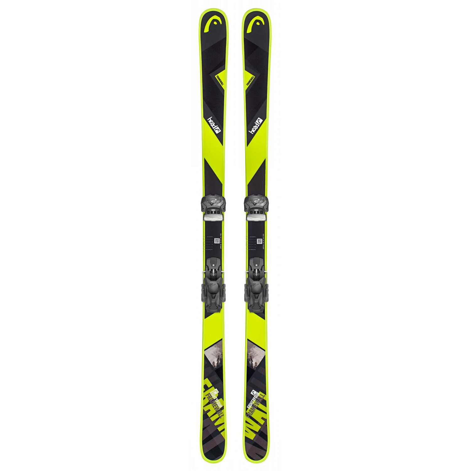 Горные лыжи с креплениями HEAD 2018-19 Frame Wall+ATTACK² 13 GW BRAKE 85 [A] black