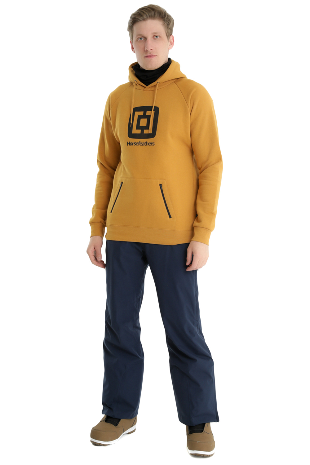 Толстовка сноубордическая HorseFeathers Sherman Sweatshirt Spruce Yellow