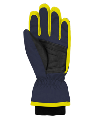 Перчатки детские REUSCH Kids Dress Blue/Safety Yellow