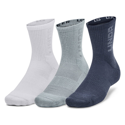 Набор носков Under Armour 3-Maker 3 Pack Mid-Crew Downpour Gray/Harbor