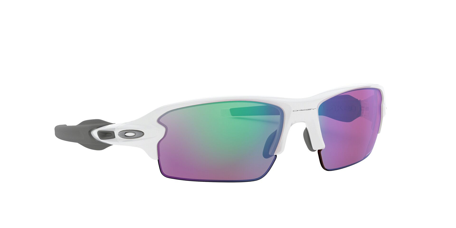 Очки солнцезащитные Oakley FLAK 2.0 POLISHED WHITE / PRIZM GOLF