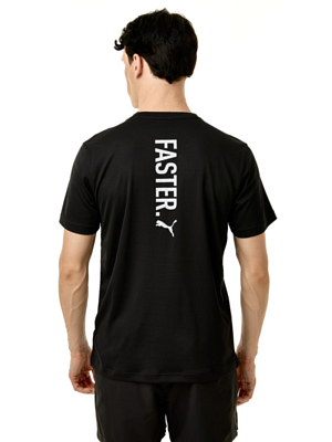 Футболка беговая Puma Graphics Faster Black