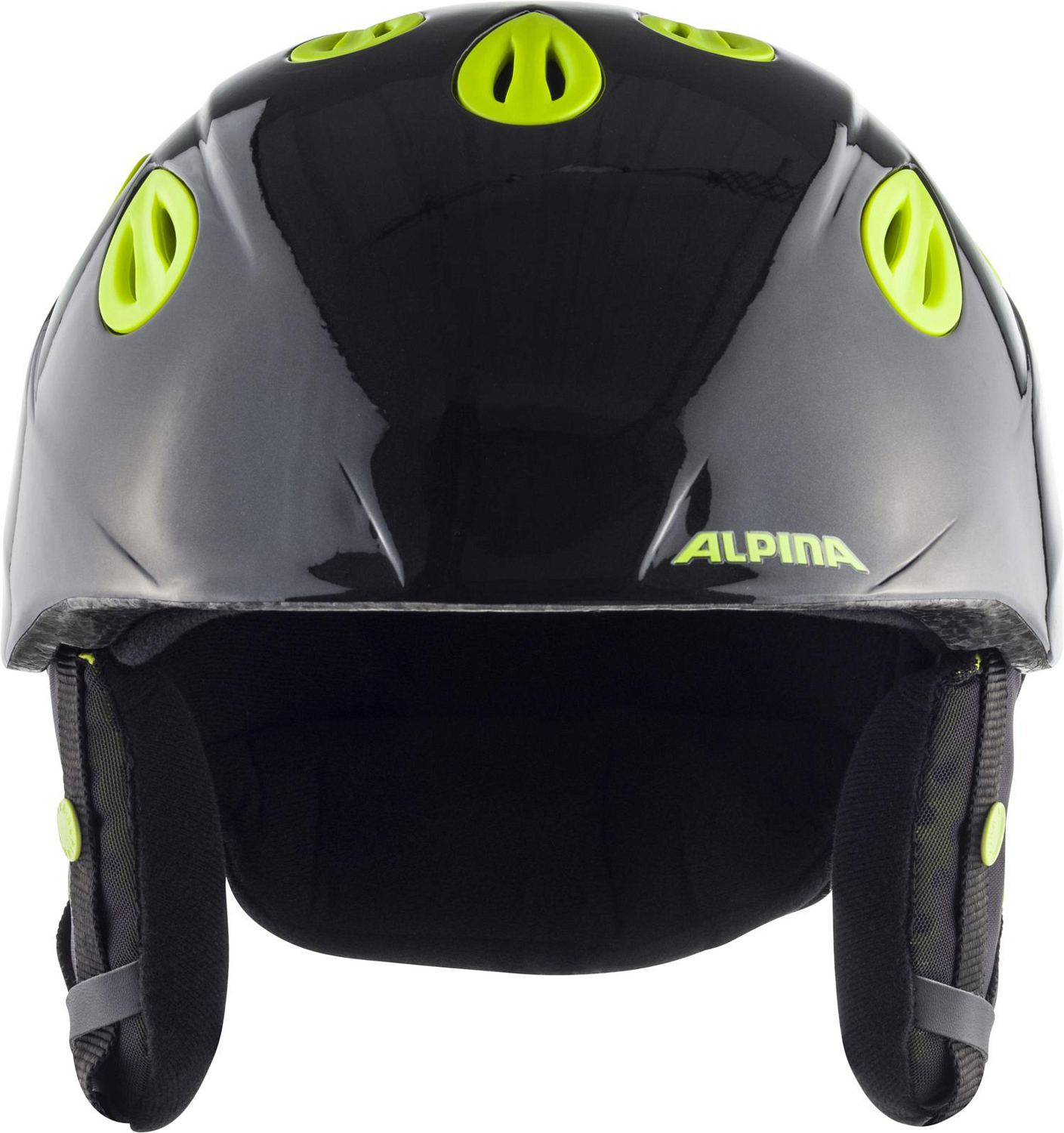 Шлем детский ALPINA Grap 2.0 Jr Charcoal/Neon Yellow