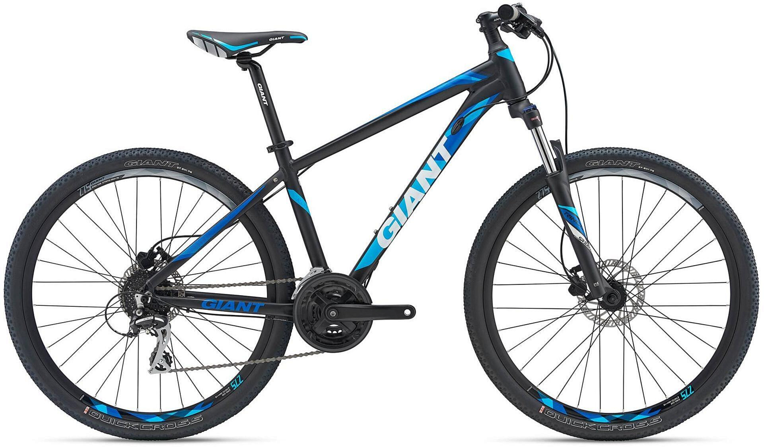 Велосипед Giant Rincon Disc GI 2019 черный/синий/белый