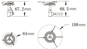 Горелка газовая FireMaple Fms-116T