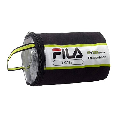 Комплект колёс для роликов Fila wheels 100mm/84A x 6 (6 шт в уп)