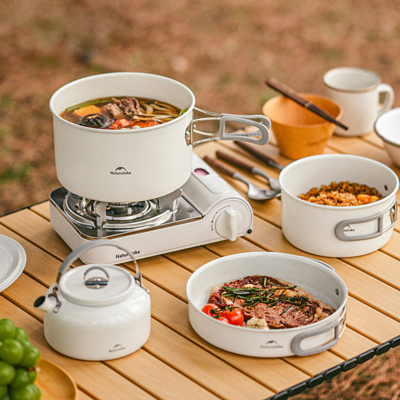 Кастрюля Naturehike Ceramic Non-Stick Pot Large 3L