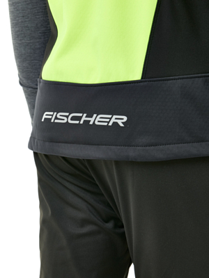 Жилет FISCHER Softshell Warm Black/Lime