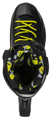 Роликовые коньки Rollerblade RB Cruiser Black/Neon Yellow