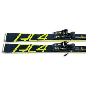 Горные лыжи с креплениями Fischer 2018-19 RC4 WC RC RACETRACK \ RC4 Z12 GW POWERRAIL BRAKE 85 [F] черн./син./желт.