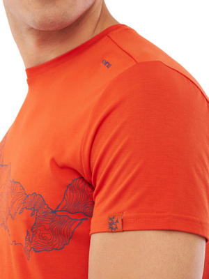 Футболка VIKING Lenta Bamboo Light Orange/Navy