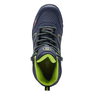 Ботинки Trollkids Kids Skarvan Hiker Mid Navy/Lime
