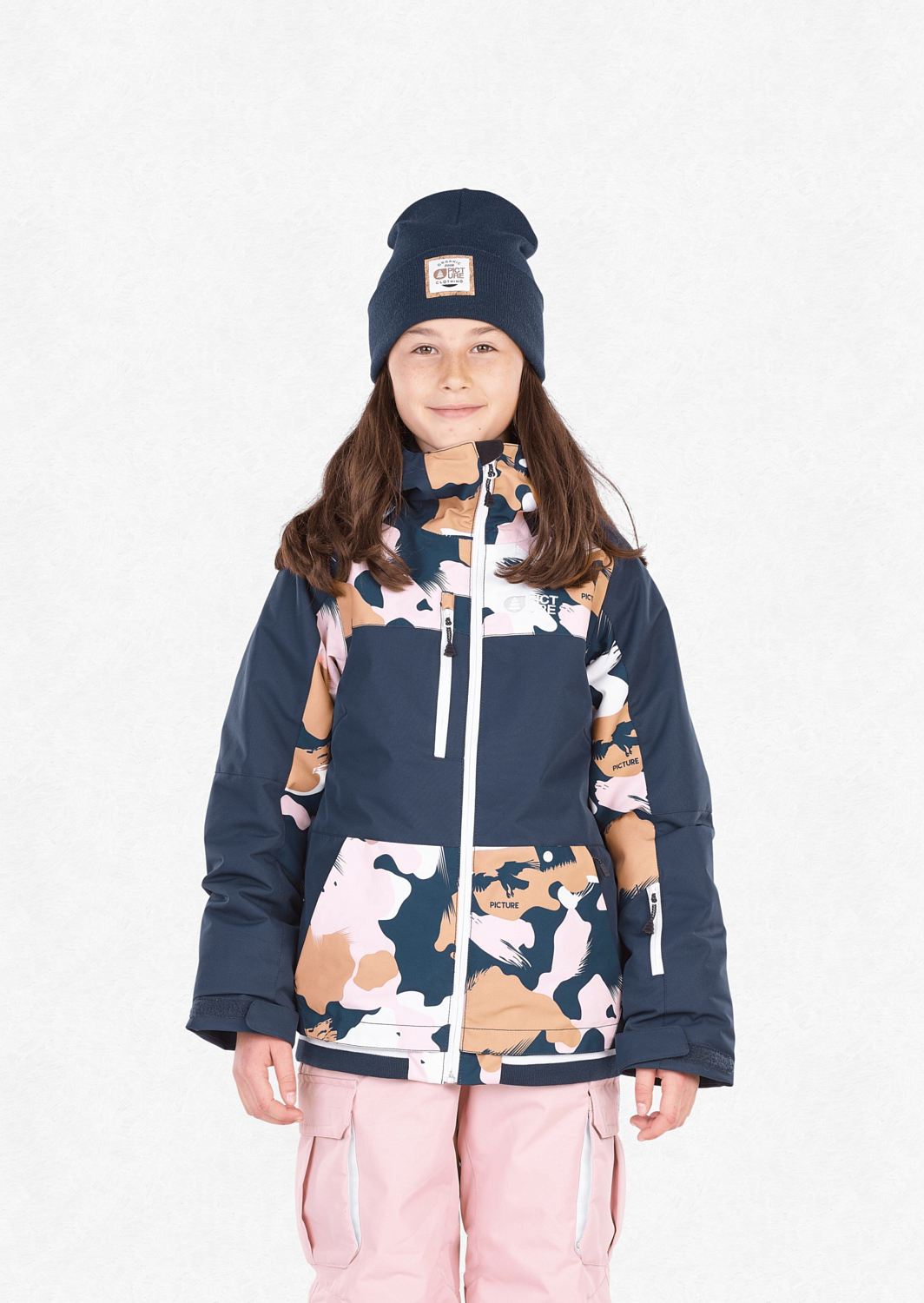 Куртка сноубордическая детская Picture Organic 2019-20 Zoe Pink Painter
