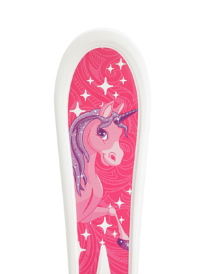 Детские лыжи Hamax Sno Kids Children's Skis With Poles Pink Pony Design