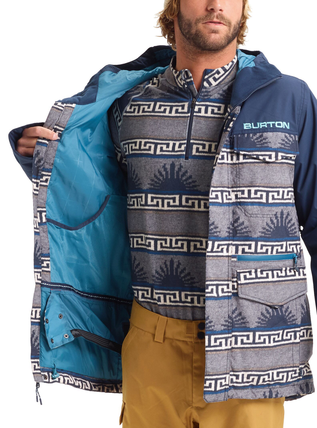 Куртка сноубордическая BURTON 2019-20 M COVERT JK Spurwink/Dress Blue
