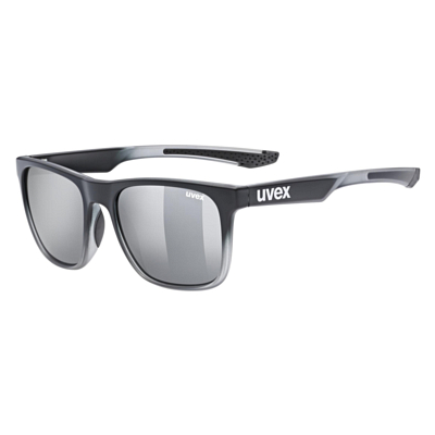 Очки солнцезащитные UVEX Lgl 42 Black/Transparent/Silver