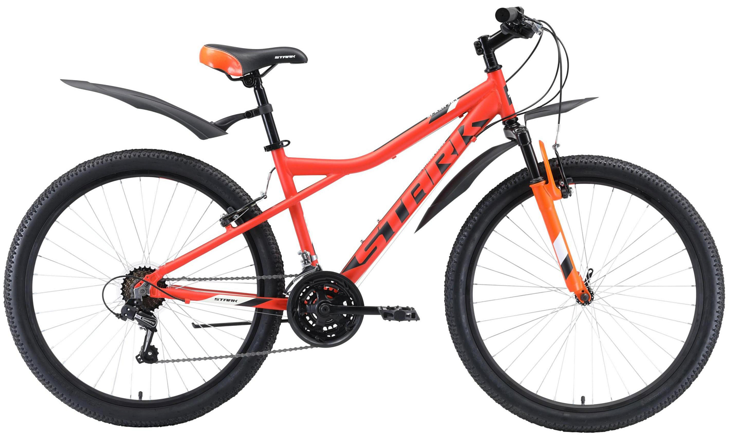 Велосипед Stark Slash 26.1 V 2020 оранжевый/черный/белый