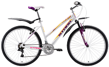 Велосипед Stark Luna 26.1 V 2018 white/purple/yellow
