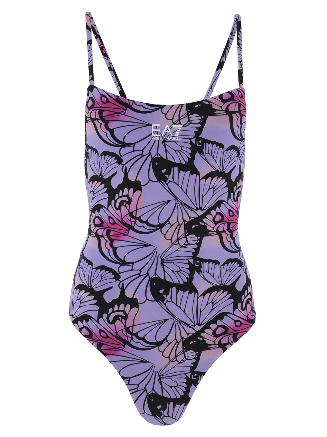 Купальник EA7 Emporio Armani 3R426 1Piece Beachwear Nero/Viola