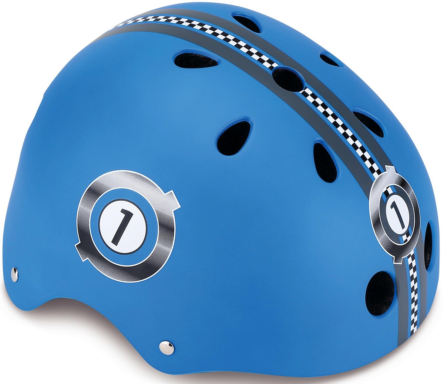 Велошлем Globber Printed Helmet Junior синий
