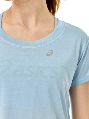 Футболка беговая Asics Race Crop Ss Mist