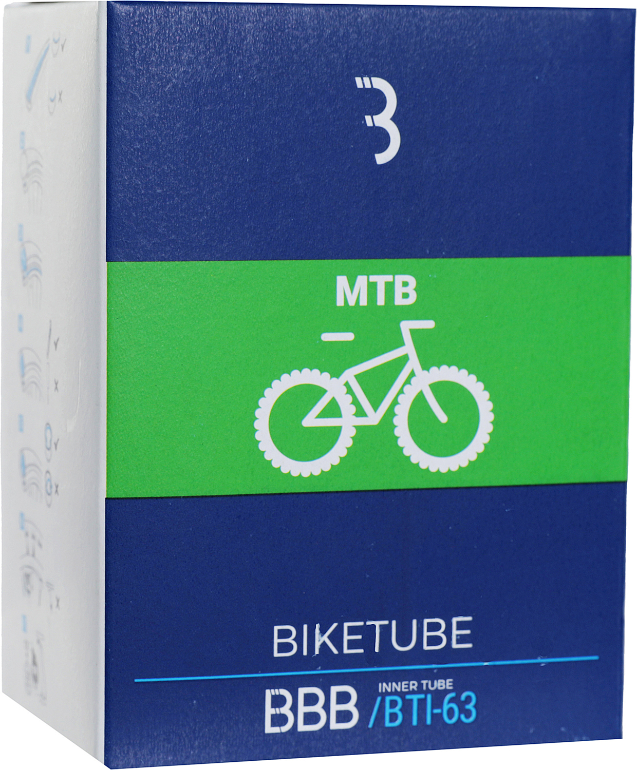 Велокамера BBB BikeTube 26x1,75/2,35 AV 33mm Black